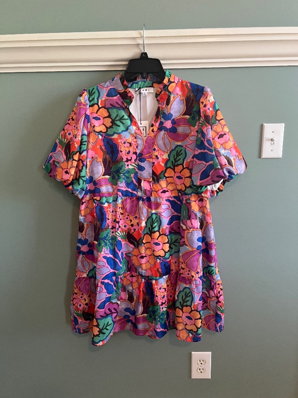 THML NWT floral dress multicolored